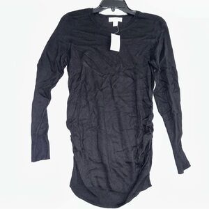 Motherhood Maternity Sweater Thin Black Size Medium  New With Tags